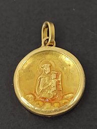 VINTAGE 18K GOLD RELIGIOUS PENDANT / CHARM