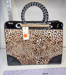 BRAND NEW WOMENS HANDBAGS - LEOPARD PRINT BAG # 14