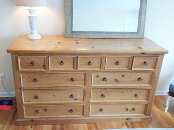 Solid Heavy Pine Mission Style Dresser