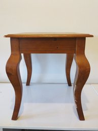 Small Wood End Side Occasional Table