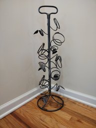 Decorative Wire Wine Rack - Holds 8 Bottles