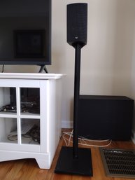 Three Speaker Boston Acoustics Subsat7 2.1 Speaker System