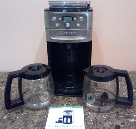 Cuisinart Fully Automatic Burr Grind & Brew 12 Cup Coffeemaker With 2 Carafes