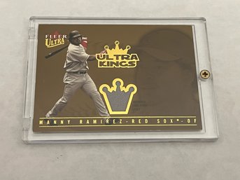 Manny Ramirez 2005 Fleer Ultra Kings Gold Game Used Jersey /150 Relic