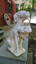 Cement Dog Statue  24'Hx13'