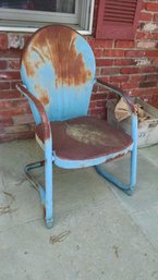 Vintage Metal Porch Chair