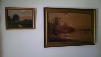 2 Country Pictures - 30x21, 14x11