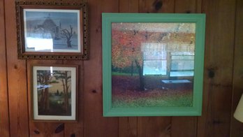 Lot Of 4 Wall Pictures (4th Pic Shown Alone)