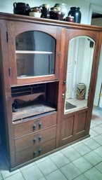 Large Vintage Desk/hutch/Armoire