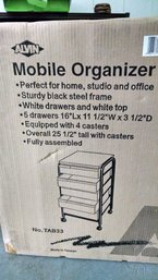 Wheeled Mobile Organizer  New In Box