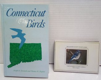 BIRD Books: Connecticut Birds & Audubon Society Pocket Guide Familar Birds North America  D2