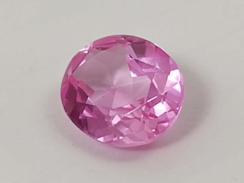 1 Pc LOOSE OVAL PINK SAPPHIRE GEMSTONE 12.1mm X 10.2mm  5.73ct