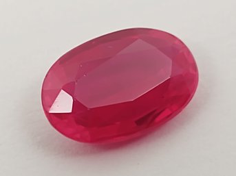 1 Pc LOOSE OVAL RUBY GEMSTONE 15.6mm X 10.4mm  8.35ct