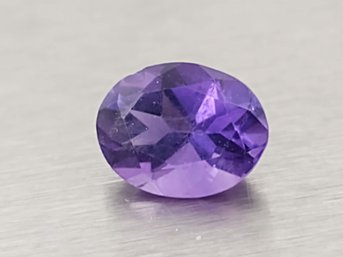 1 Pc LOOSE OVAL AMETHSYT GEMSTONE 9mm X 7.1mm   1.69ct