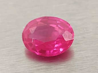 1 Pc LOOSE OVAL RUBY GEMSTONE 9.8mm X 7.9mm  2.87ct