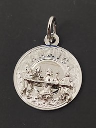 VINTAGE STERLING SILVER JAMAICA SOUVENIR CHARM FOR A CHARM BRACELET