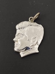 VINTAGE STERLING SILVER JFK JOHN F. KENNEDY CHARM FOR A CHARM BRACELET