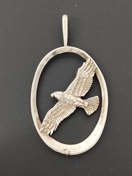 VINTAGE DESIGNER KABANA STERLING SILVER EAGLE PENDANT