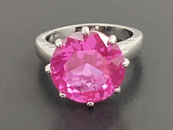 ABSOLUTELY BEAUTIFUL STERLING SILVER 11.0ct RUBY RING