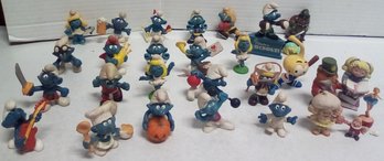 Vintage Smurf Action Figures  & 7 Bonus Additions - Richard Scarry, Cabbage Patch, Disney, Shortcake  TA/E3