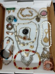 Beautiful Vintage Jewelry Long Chains, Saree Pins, Necklaces, Bracelets, Pendants, Key Chain, Bangle. TA D2