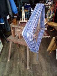 Antique Loom Offers Rustic Simplicity & Creates A Lovely Focal Point In Your Spaces  CKK/SR