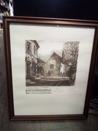 'House Of Beethoven's Eroica Symphony' Signed Etching, Framed By Galerie Otto - Europe  JP/CVBK