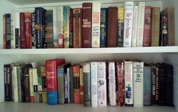 Book Collection Of Fiction & Non Fiction, Including History          2nd Bkcs - Shelf 1&2