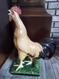 Stunning Ceramic Rooster Is A Lovely Statement Piece In Your Space - Made In Portugal