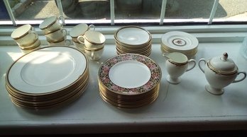 Wedgwood Bone China Made In England, Clio Pattern, 1999 - 52 Piece Lot