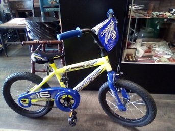 Neon Racer 16 Carbide Youth Bicycle Includes 1 Working Hand Brake & Is A Fine Looking Ride RC/CV2