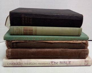 Six Vintage Bible-related Books With Many Illustrations, 1886 - 1997                              NC/CVBK