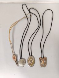 Four Beautiful Vintage Bolo Neckties.                            ED / D3