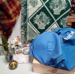 Helly Hanson Bag, McKenzie-Childs Candle Holder, Christmas Decor, New Plaid Shawl & More MEL/E5