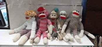 Great Assortment Of Sock Monkeys .  MELB G/ D1