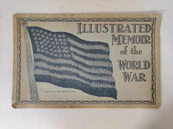 Vintage Illustrated Memoir Of The WORLD WAR Book-The Veterans Of Foreign Wars Post From New Haven, Conn. TA/A3