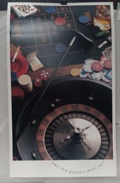 Nice Vintage Poster Of A Roulette Table. 52 / WA D.