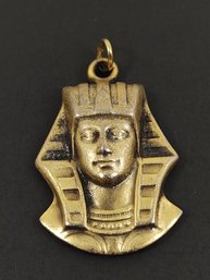 VINTAGE DESIGNER KELLY WATERS PEWTER EGYPTIAN REVIVAL PHAROAH PENDANT