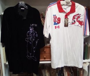 Lot 29 Velvet & Bedazzled Sylvester XL & Lot 29 Bugs Bunny & Canadian Flag 100 Cotton XL Shirt  AW/E3ladr