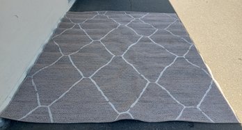Beautiful Woven Wool Area Rug With Nice Patterns. RC / CAVB