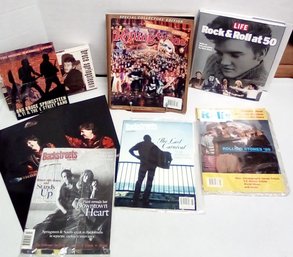 Bruce Springsteen 4 CDs, Rolling Stones 1000th Issue, Paul McCartney Photos, Life Book & 4 Magazines LP/CVBK