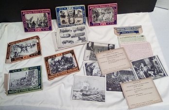 1926 American History In Pictures Printed Learning Cards With Explanations & Questions - Game BP/A3