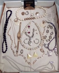 Jewelry - Seiko Watch, Necklaces, Earrings, Bracelet, Rings & Estee Lauder Spellbound Eau De Parfum JohB/D3