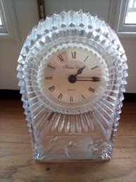 Lovely Vintage Princess House Crystal Quartz Battery Operated German Clock