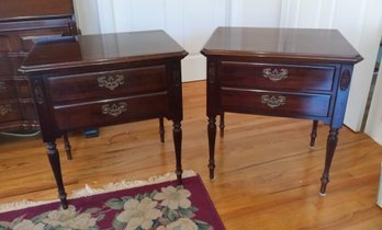 Nice Pair Of Ethan Allen Bedside Tables