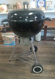Beautiful Weber Charcoal Grill With Utensils And Coal Catcher CWW /SR