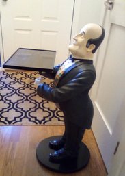 Welcoming Distinguished Butler Is A Helpful Servant To Hold Your Drink, Remote, Keys, Etc.