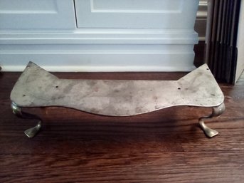 Metal & Brass Footed Fireplace Trivet