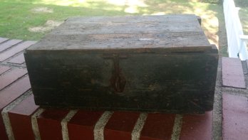 Great Antique Wooden Ammo Box.