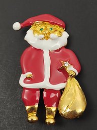 VINTAGE SANTA CLAUSE BROOCH